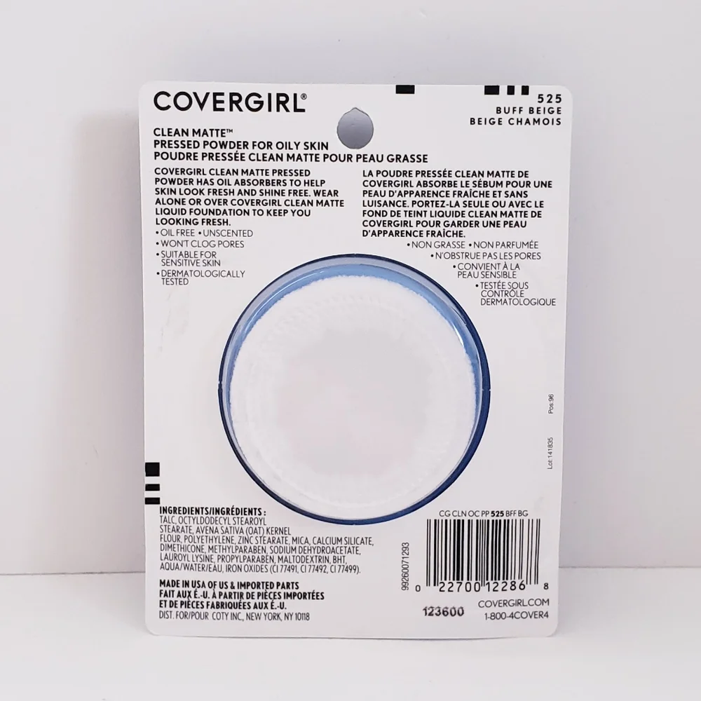 ⭐4/$15 CoverGirl Clean Oil Control Pressed Powder Buff Beige